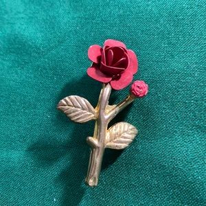 💥💥 Vintage rose & gold pin brooch gift